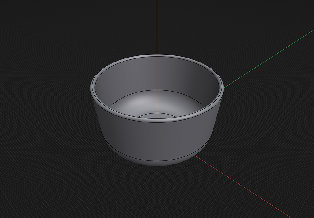 Rendering of a small cup